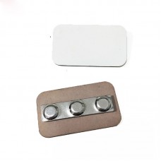 Sublimation MDF mdf name tags badge 