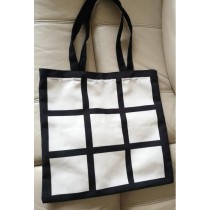 sublimation 4panel 9 panel tote bags bag