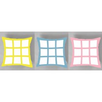 sublimation blank Colored pillow cases case for 4panel 9 panel 