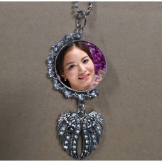 sublimation wings  car hanger with zircon wing diy blank consumables