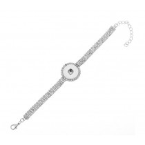 sublimation button zircon bracelets diy bracelet  bbrs178