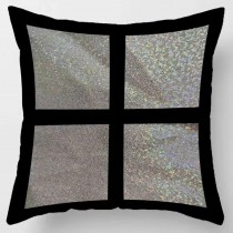 sublimation blank glitter pillow cases case for 4panel 9 panel 