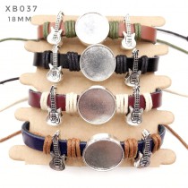 sublimation blank  pu leather  bracelets  bangles-002