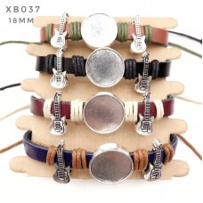 sublimation blank  pu leather  bracelets  bangles-002