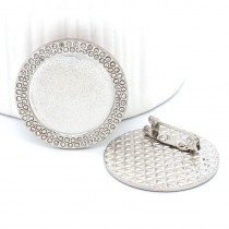 sublimation zircon pins brooches