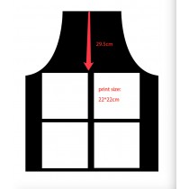 sublimation blank 15panel, 4panel, 5panel,7panel,8 panel  aprons