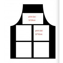 sublimation blank 15panel, 4panel, 5panel,7panel,8 panel  aprons