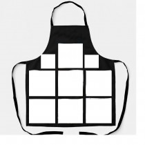 sublimation blank 9 panel  Aprons apron