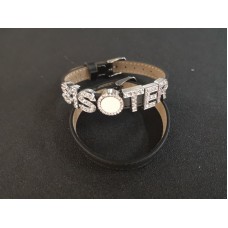 sublimation blank  diy leather bracelets bangles-10MM