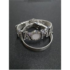 sublimation blank stainless steel bracelets bangles-10MM