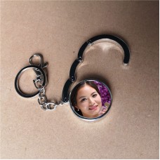 sublimation blank purse hook keychains sublimation bag hanger hook 