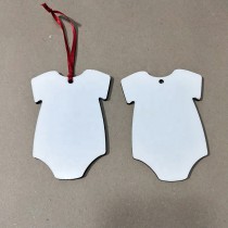 sublimation christmas mdf  ornament two sided printing