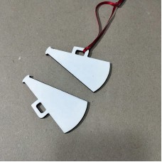 sublimation christmas mdf  ornament two sided printing