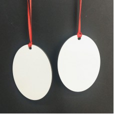 sublimation christmas mdf  ornament two sided printing