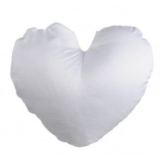 sublimation white heart full pillow cases