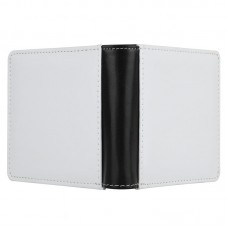 sublimation blank men wallet  black and brown