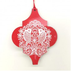 sublimation christmas mdf  ornament two sided printing