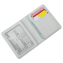 sublimation blank pu leather  vaccines card holder holders, also put bus card or bank card