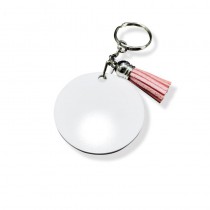 sublimation blank Short tassel keychains key ring