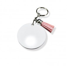 sublimation blank Short tassel keychains key ring