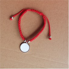 sublimation red rope bracelets
