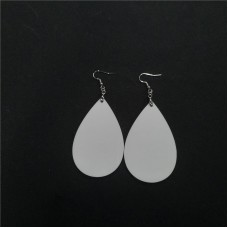 sublimation blank FRP plastic  earrings,can customize all shapes and sizes