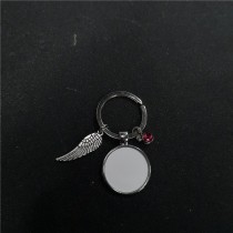 sublimation blank wing keychains key ring
