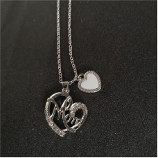 sublimation heart mom  necklaces pendants