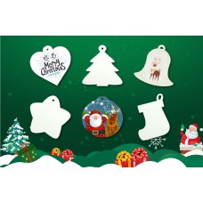 sublimation christmas paper ornaments ornament 