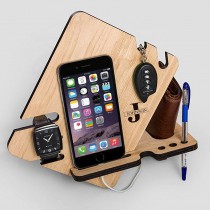 Sublimation MDF mobile holder wooden cellphone stand