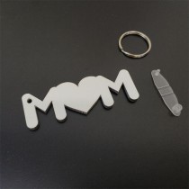 blank sublimation MDF key chain  sublimation keychains personality gift wholesales