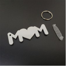 blank sublimation MDF key chain  sublimation keychains personality gift wholesales