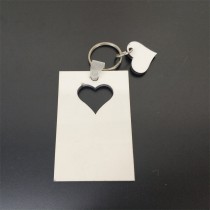 blank sublimation  MDF key chain  sublimation keychains personality gift wholesales