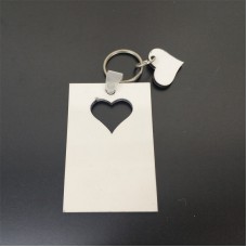 blank sublimation  MDF key chain  sublimation keychains personality gift wholesales