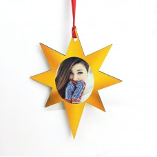 sublimation christmas mdf  ornament two sided printing