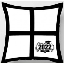 sublimation blank 4panel and 9panel Graduation 2022 pillow cases case