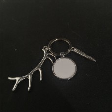 sublimation blank hunting men keychains
