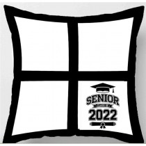 sublimation blank 4panel and 9panel Graduation 2022 pillow cases case
