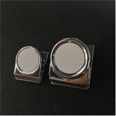 sublimation blank metal   fridge magnet metal clips-silver color