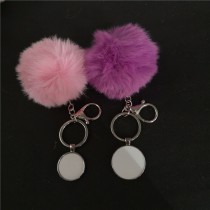 sublimation ball keychains 