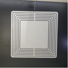 sublimation blank aluminum wind ornaments-square  250mm and 200mm