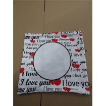 sublimation blank love pillow cases case for  Valentine's Day hot