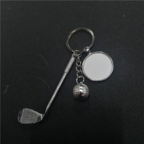 sublimation blank dad golf keychains