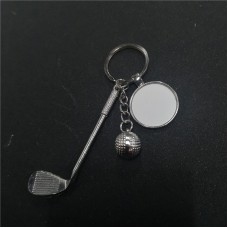 sublimation blank dad golf keychains
