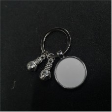 sublimation boxing glove keychains and necklaces