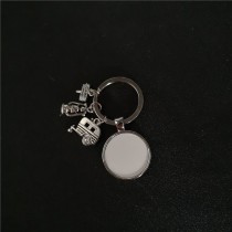 sublimation camp metal  keychains
