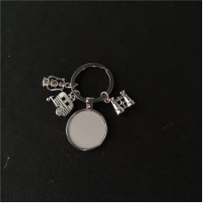 sublimation camp metal  keychains
