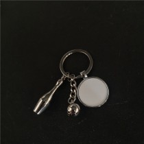 sublimation sport metal  keychains