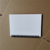  sublimation Plastic notebook- Notebook case -sublimation white Plastic