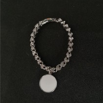 sublimation blank full zircon  bracelet bangles